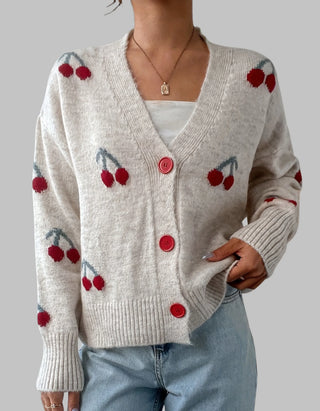 Button-Front Everyday Knit Cardigan