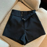 Tailored High-Waist Shorts