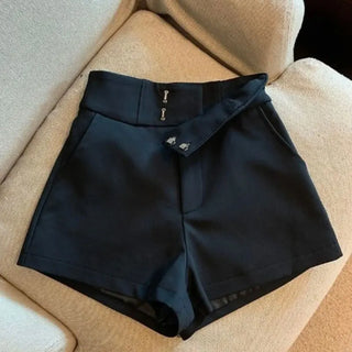 Tailored High-Waist Shorts