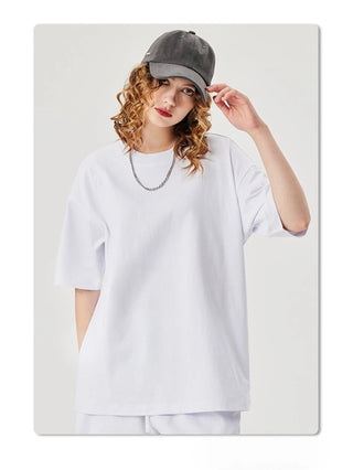 Everyday Cotton Drop-Shoulder Tee
