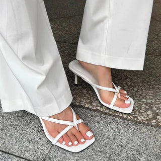 Toe-Post High Heel Sandals
