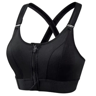 Front Zip Adjustable Sports Bra
