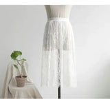 Layered Lace Tulle Skirt