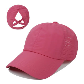 Mesh Ponytail Sports Cap