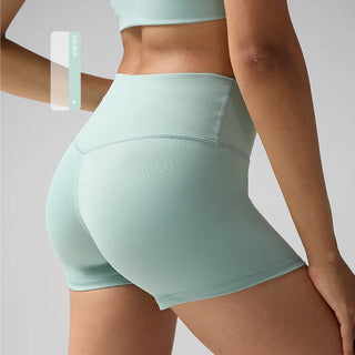 Quick-Dry High-Waist Yoga Shorts