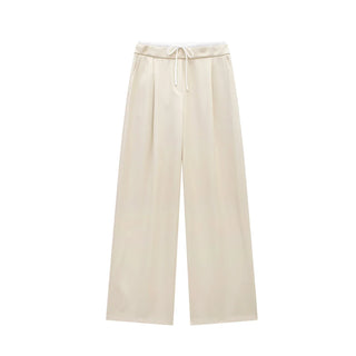 Relaxed High-Rise Wide-Leg Pants