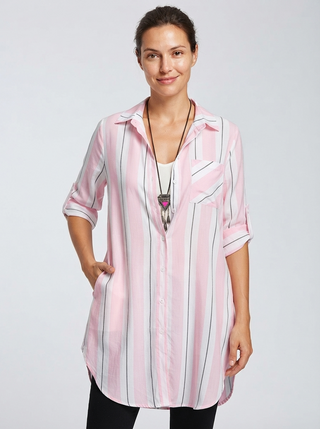 Chiffon Longline Sun Shirt UPF50+