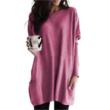 Longline Relaxed Knit Sweater