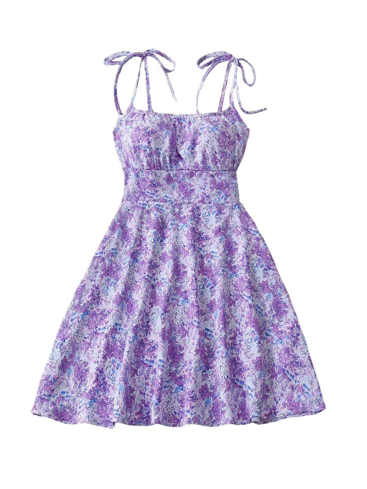 Floral A-Line Summer Mini Dress