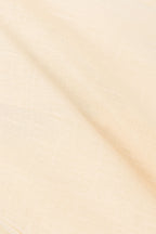 One-Shoulder Cotton Mini Dress — Beige