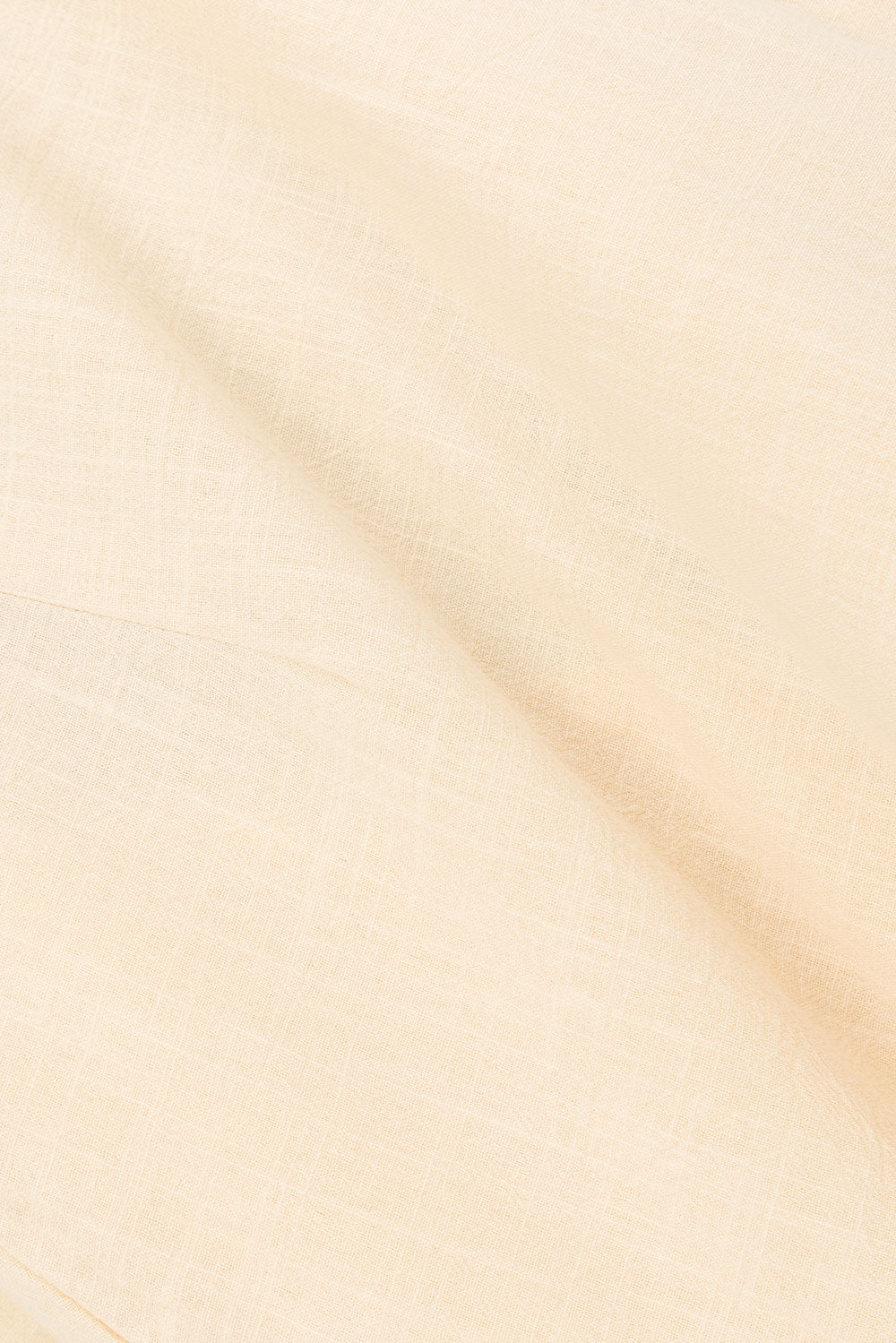 One-Shoulder Cotton Mini Dress — Beige