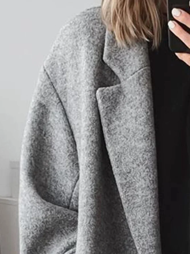 Harper Tailored Winter Overcoat – Grey