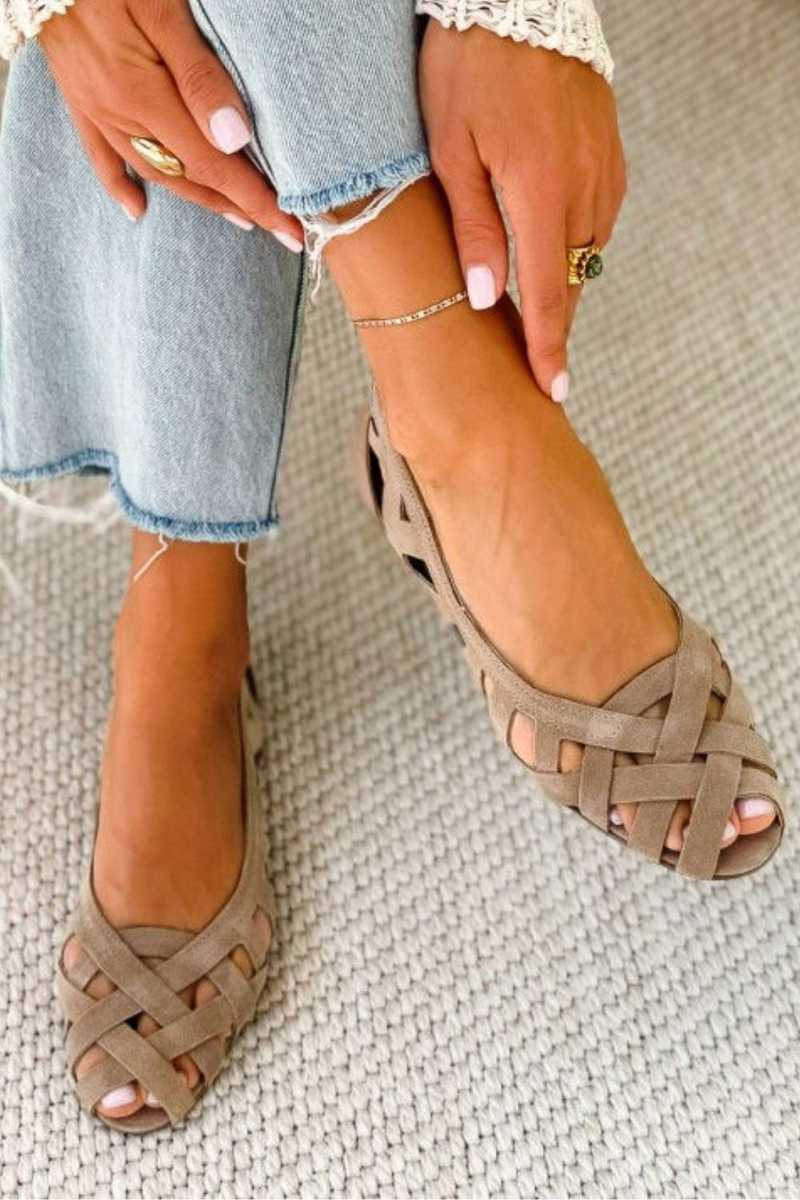 Caterina Everyday Summer Sandals in Violet by Aurelia Sun