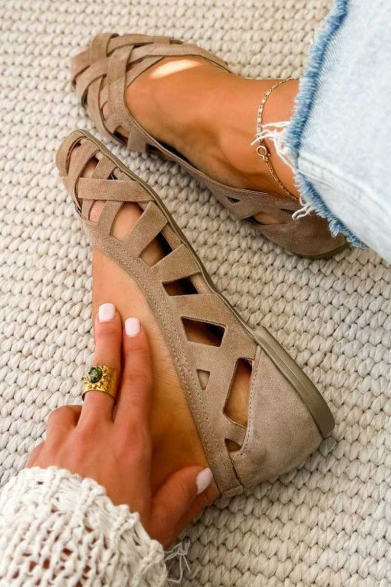 Caterina Everyday Summer Sandals in Violet by Aurelia Sun