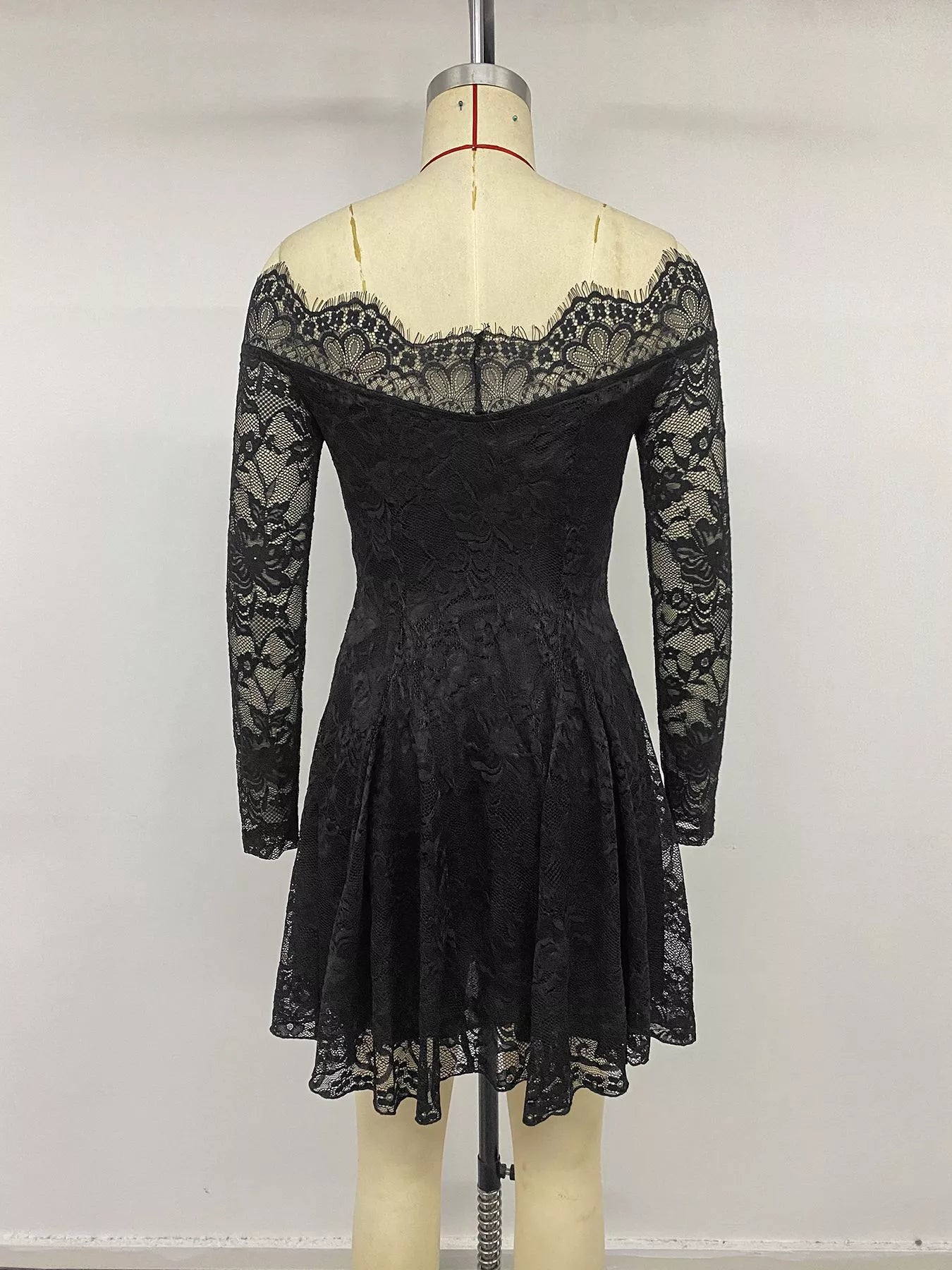 Women's Lace Off-Shoulder Mini Dress