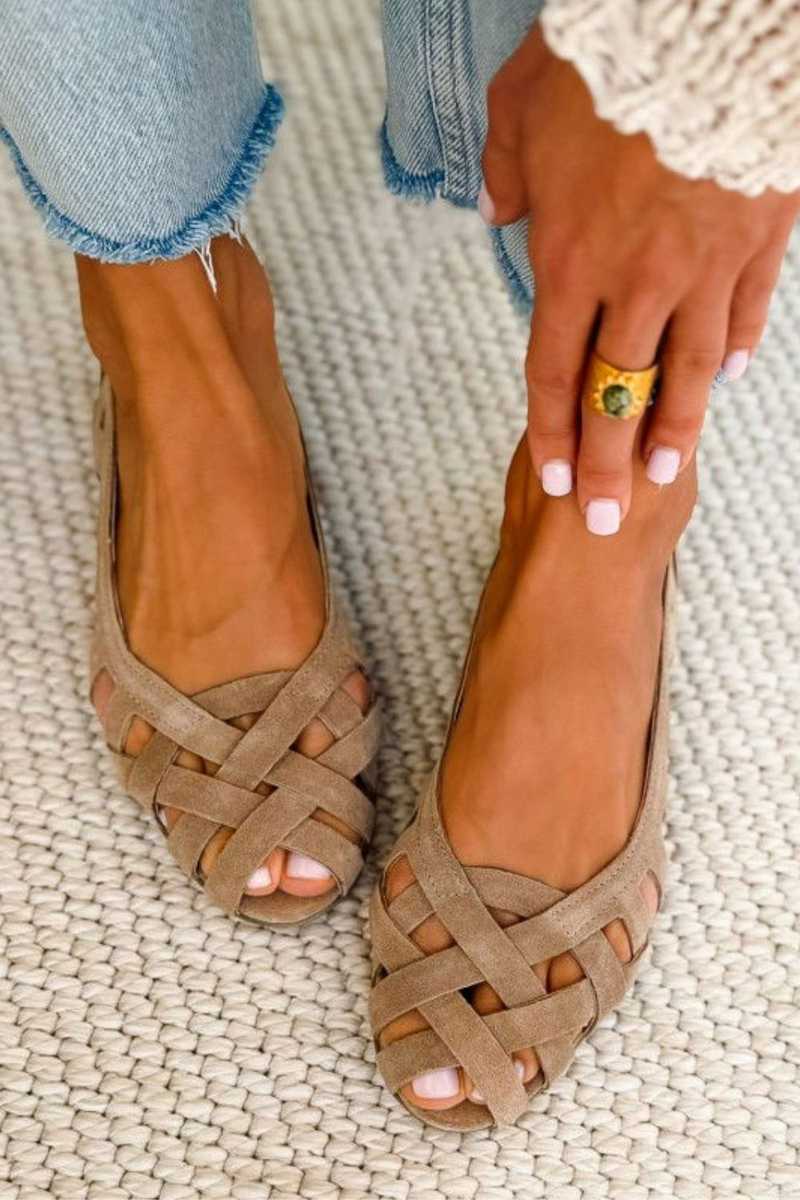 Caterina Everyday Summer Sandals in Violet by Aurelia Sun