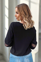 Alba Embroidered Cotton Blouse – Black by Aurelia Sun