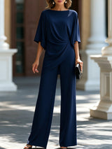 Jamie Draped Two-Piece Trouser Set
