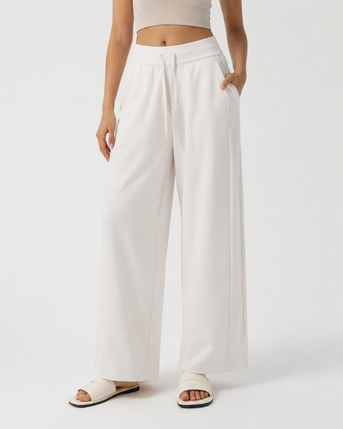 Cool Wide Leg Travel Pants UPF 50+