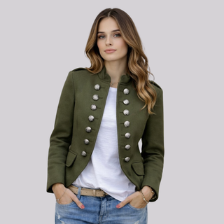 Vivienne Military Button Blazer