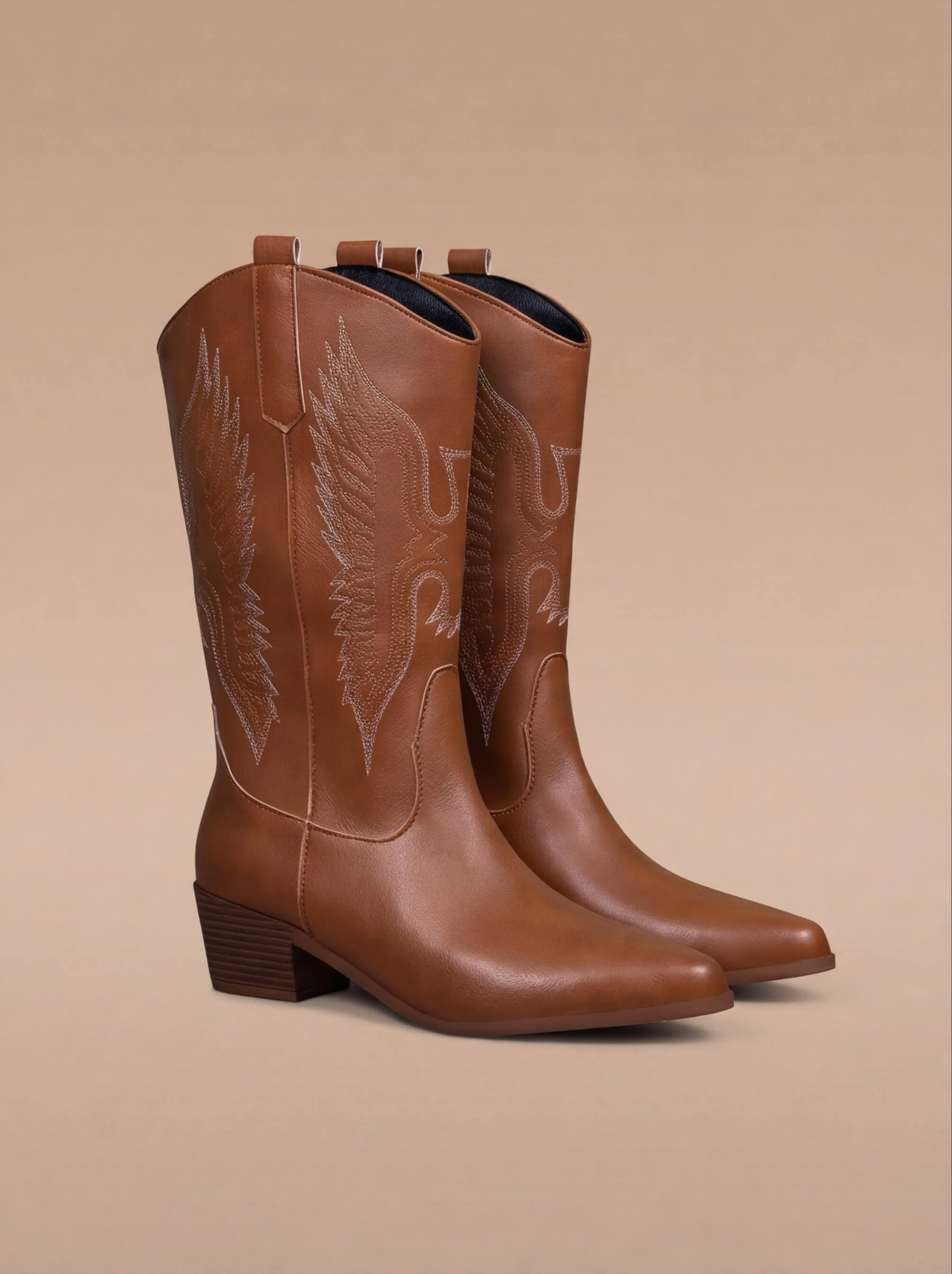 Embroidered Western Cowgirl Boots