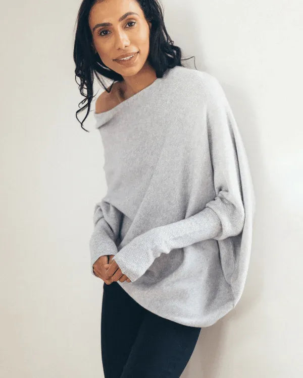 Asymmetric Cashmere-Blend Jumper