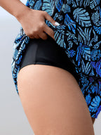 Plus Size Tropical Floral One-Piece Swimsuit
