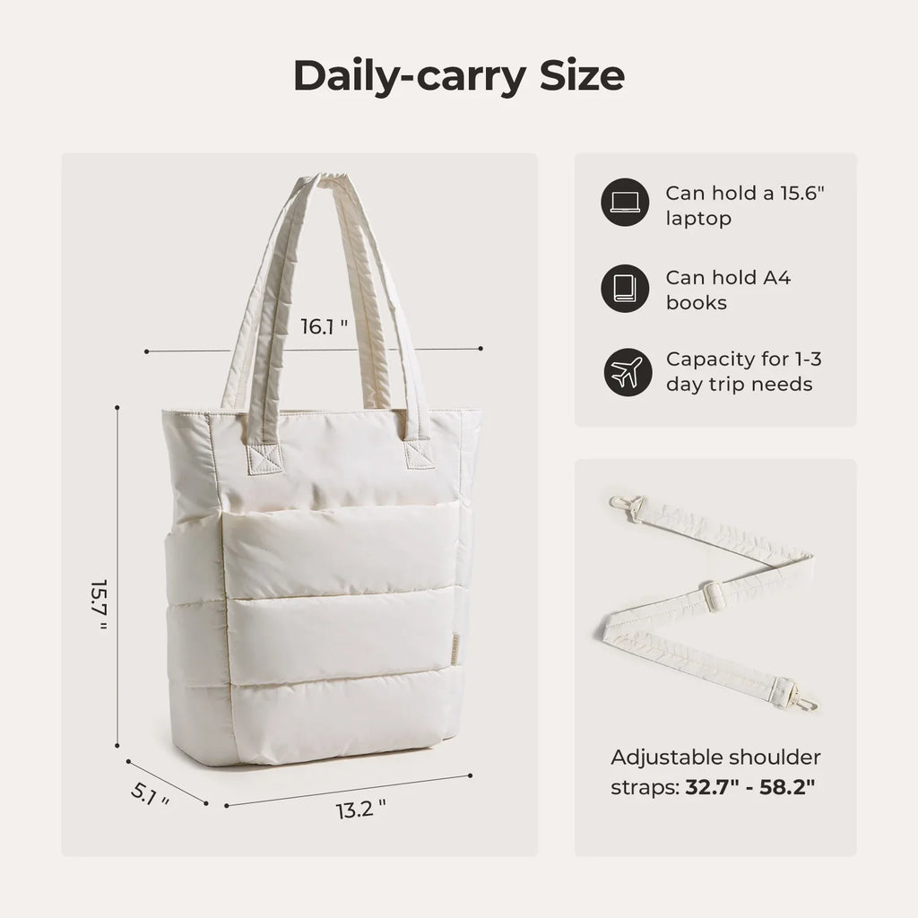 BAGSMART Bubble 21L Puffy Tote – product view