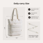 BAGSMART Bubble 21L Puffy Tote – product view