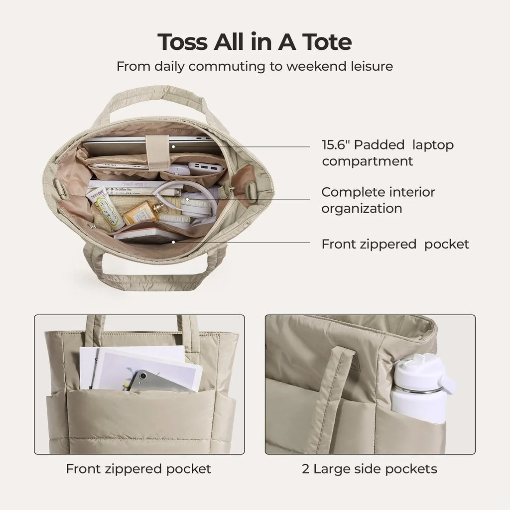 BAGSMART Bubble 21L Puffy Tote – product view