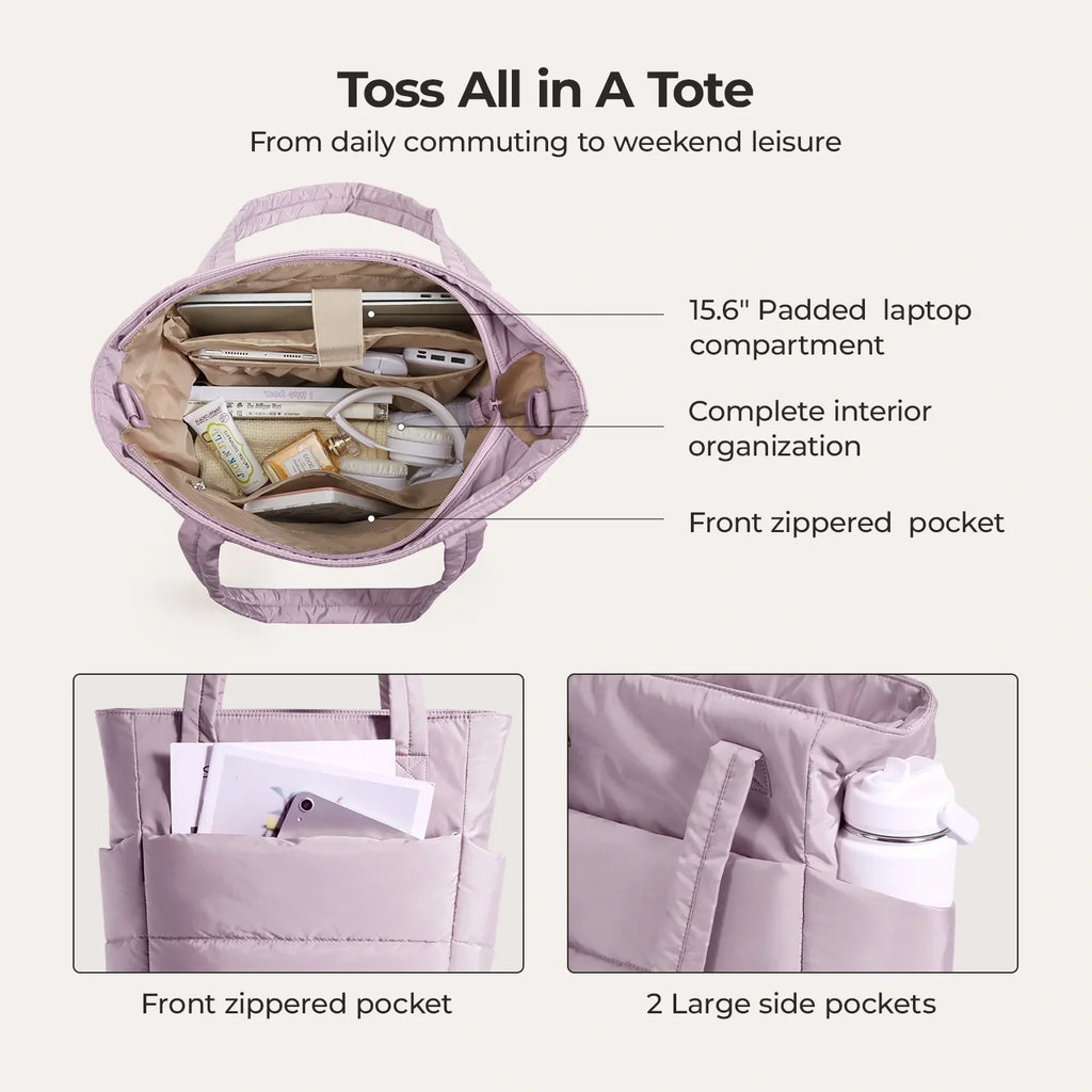 BAGSMART Bubble 21L Puffy Tote – product view
