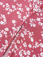 Plus Size Ditsy Floral Flutter-Sleeve Maxi Dress