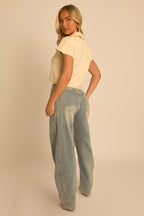 Ivory Cropped Knit Jumper