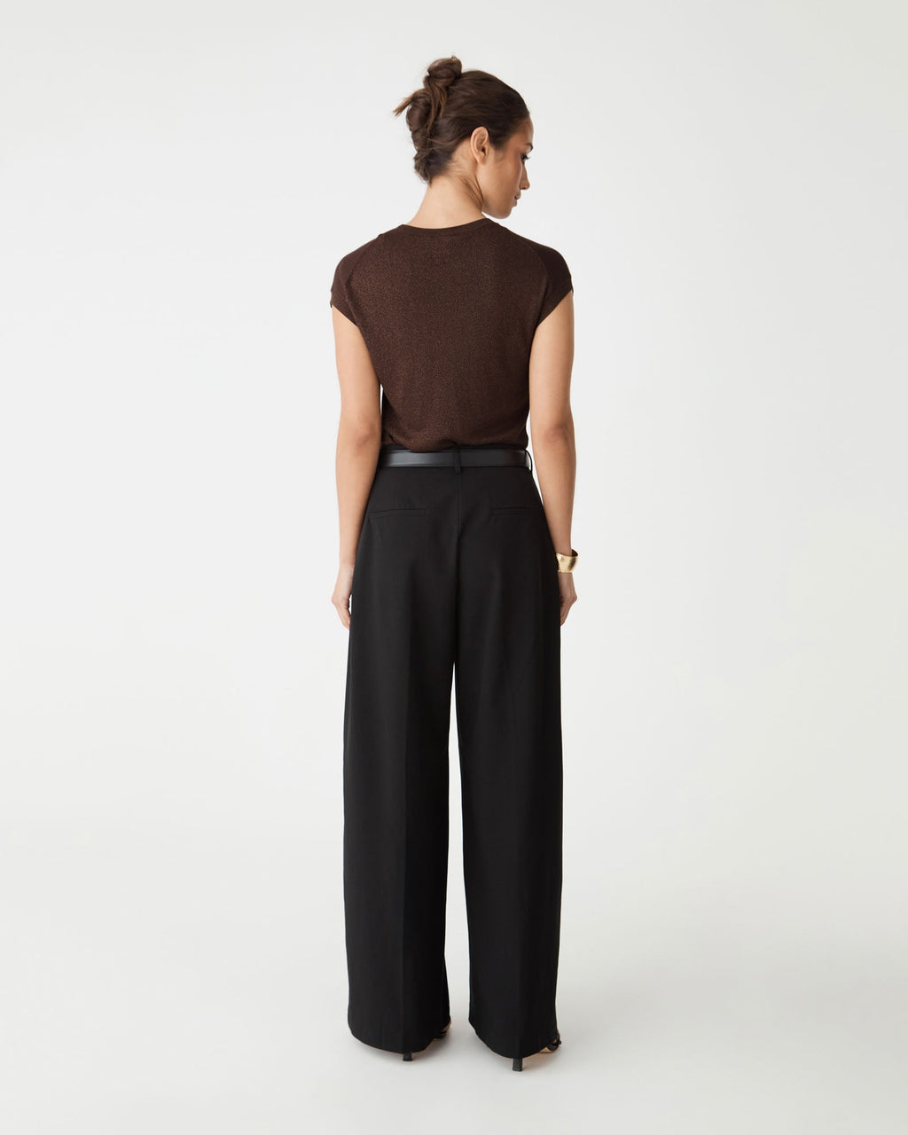 Saskia Lurex Knit Top by Aurelia Sun