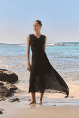 Desiree Asymmetric Chiffon Skirt