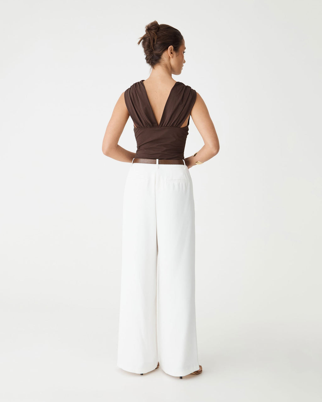 Shayna Bamboo-Blend Cowl Top by Aurelia Sun