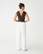 Shayna Bamboo-Blend Cowl Top by Aurelia Sun