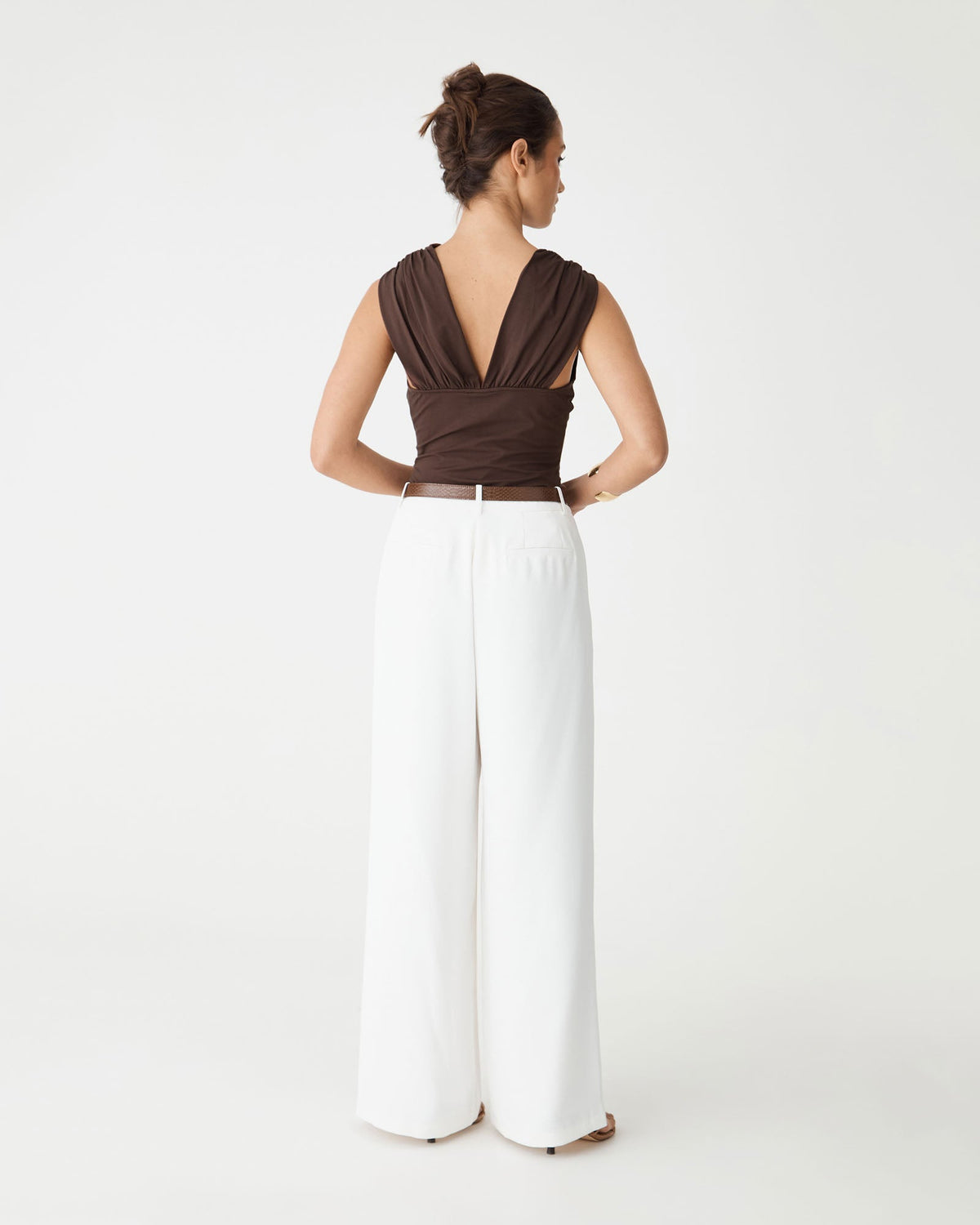 Shayna Bamboo-Blend Cowl Top by Aurelia Sun