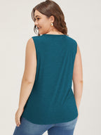 Plus Size Square-Neck Tank Top