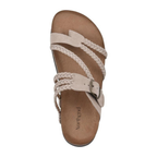 Hayleigh Braided Cork Sandals – Beige