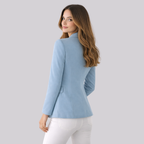 Elodie Tailored Fitted Blazer – Blue