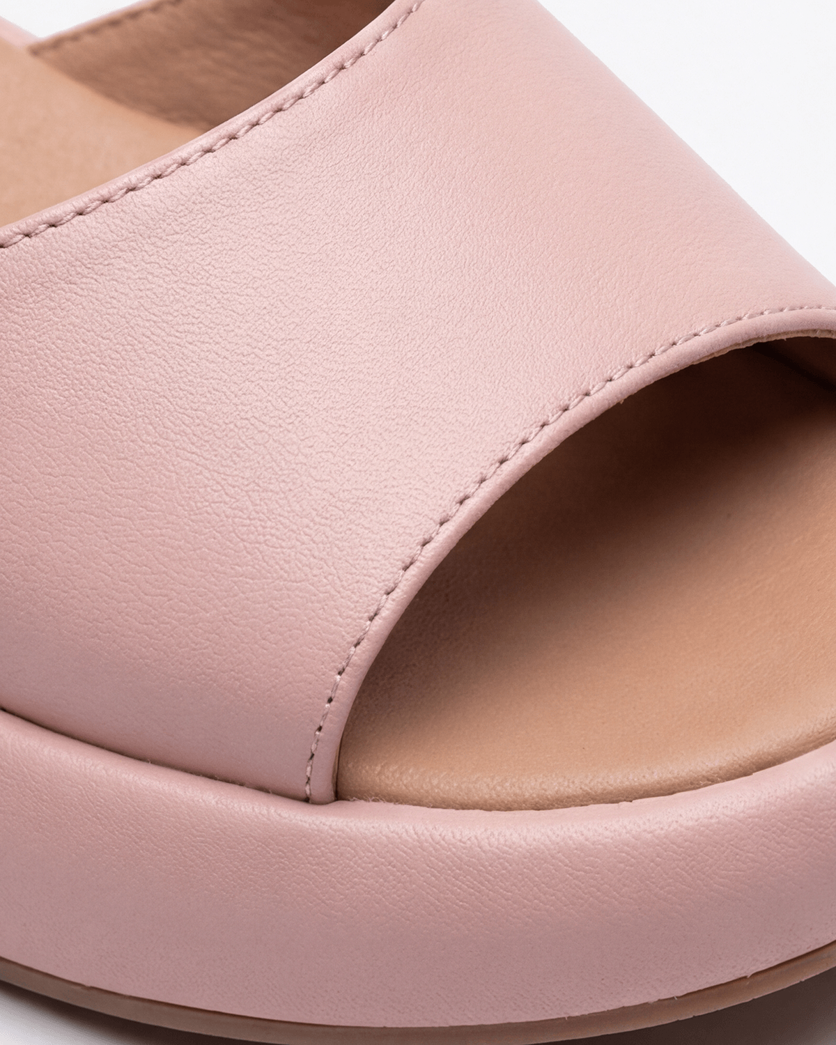 Slingback Peep-Toe Wedge Sandals