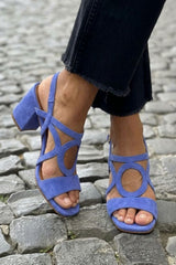 Valentina Colourful Leather Sandals