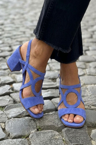 Valentina Colourful Leather Sandals