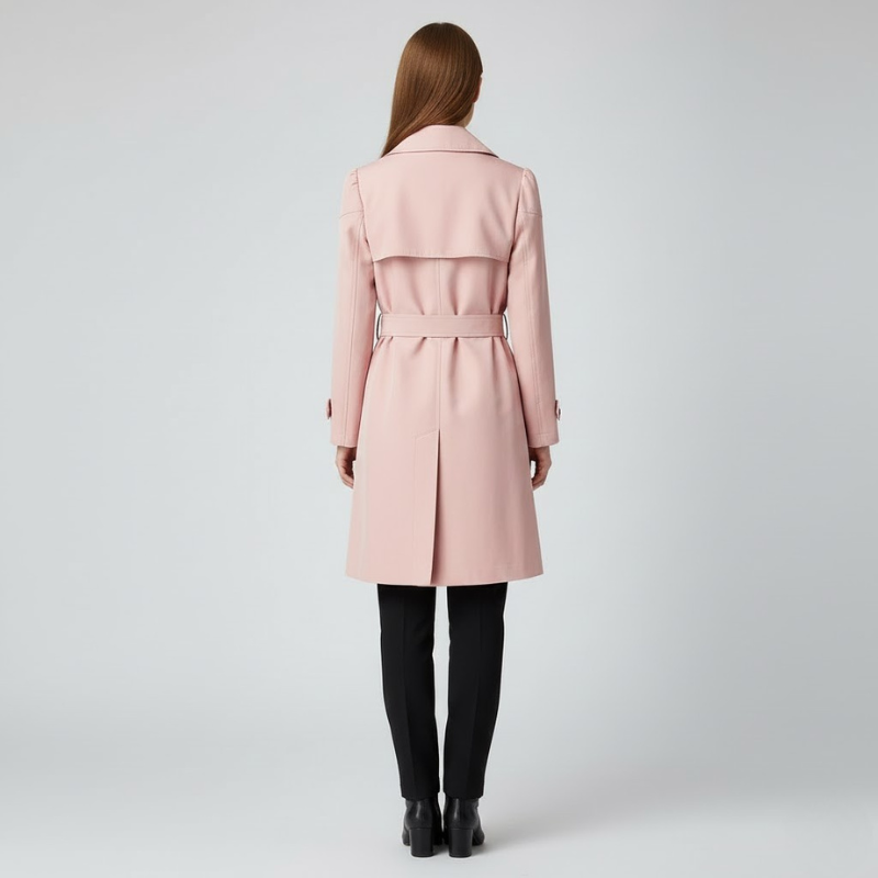 Women's Button-Front Trench Coat – Beige