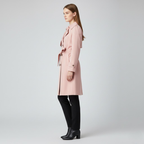 Women's Button-Front Trench Coat – Beige