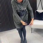 Relaxed Hooded Mini Dress