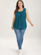 Plus Size Square-Neck Tank Top