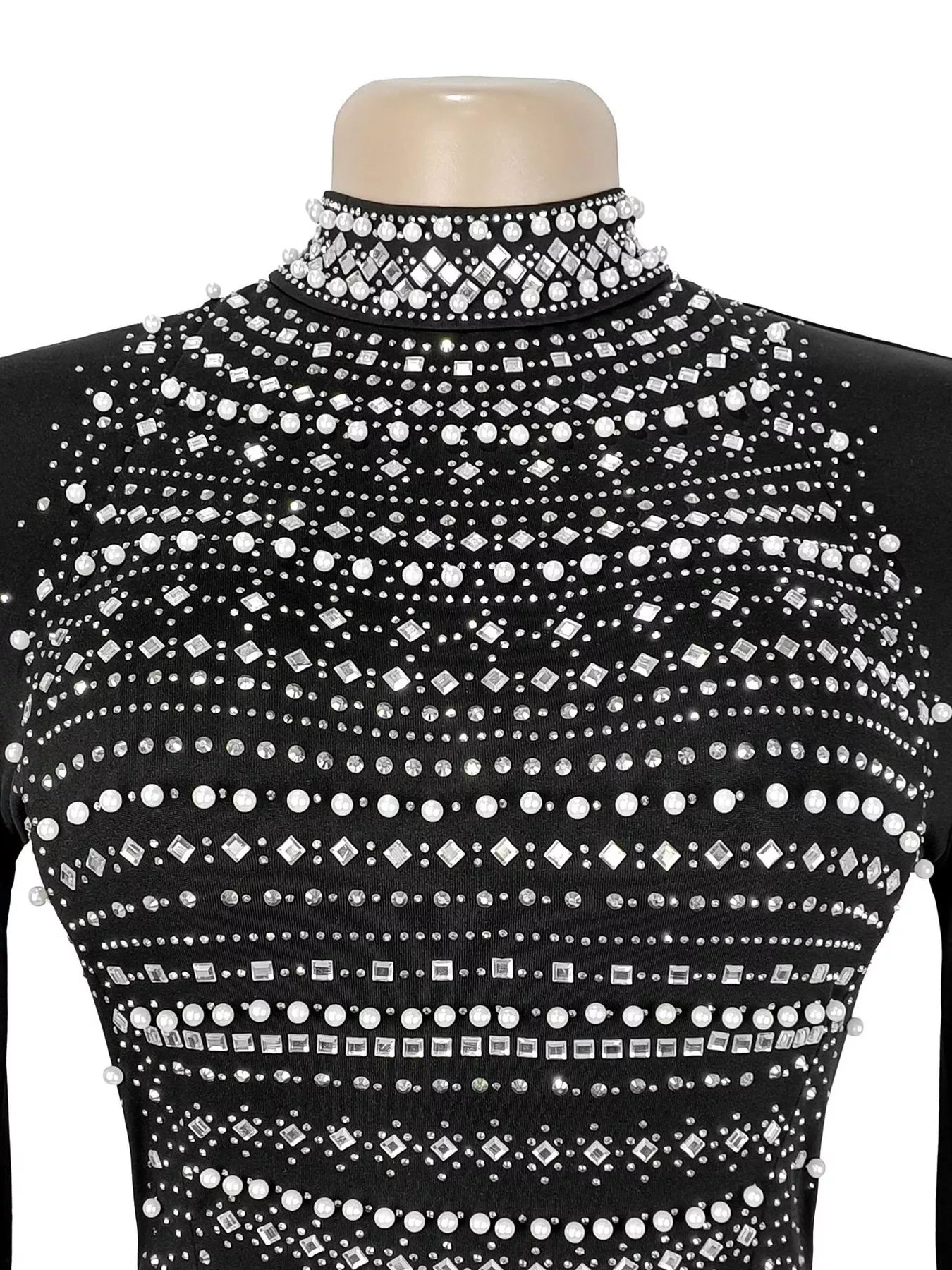 Women's Rhinestone Cape Maxi Dress