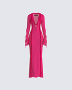Florence Mesh Cutout Maxi Dress by Aurelia Sun